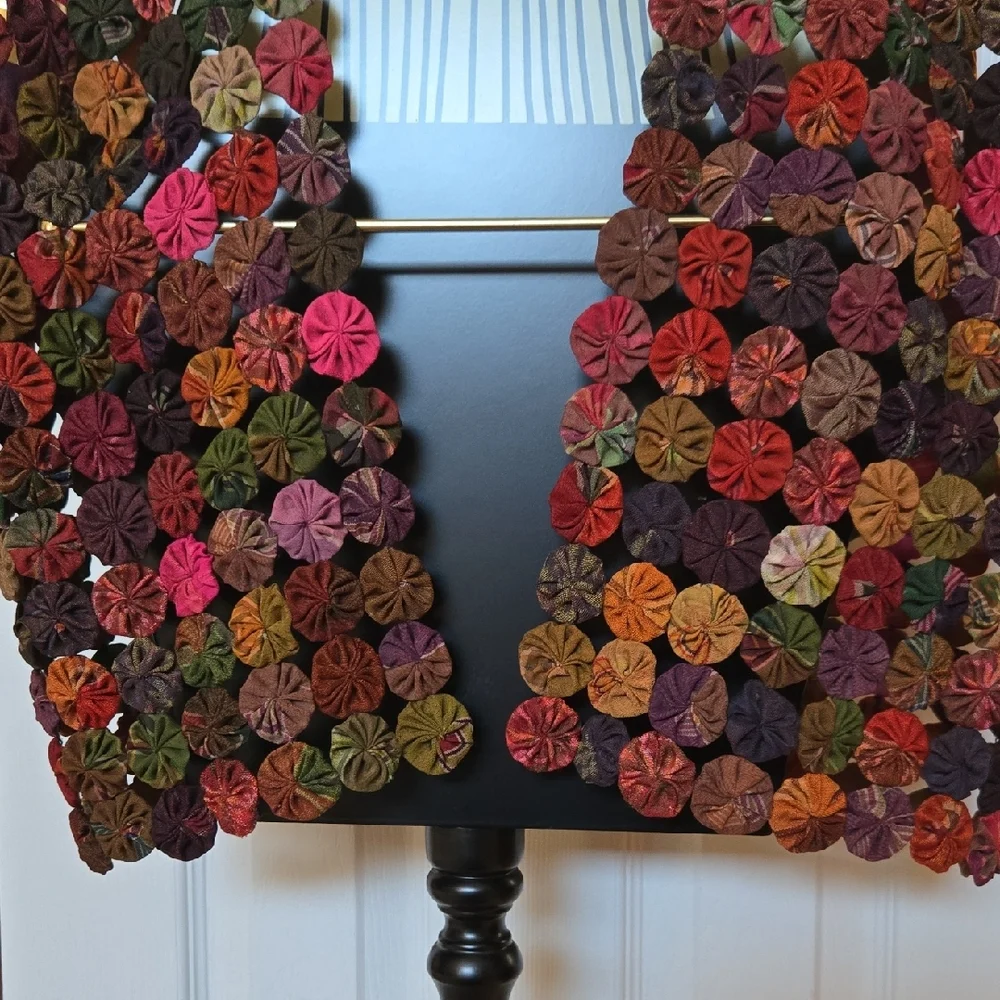 Colorful Floral Patterned Shawl - Picture 2 of 8